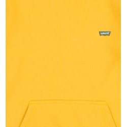 Felpa con cappuccio Smart Levis di colore giallo con logo ricamato verde e bianco sul petto a sinistra da Ragazzo Y6D 9EK422 Lev