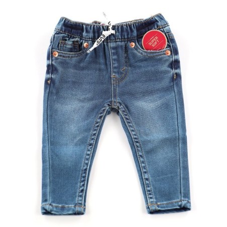 Jeans morbido con lacci in vita da Neonato M0L 6EC946 Levi's