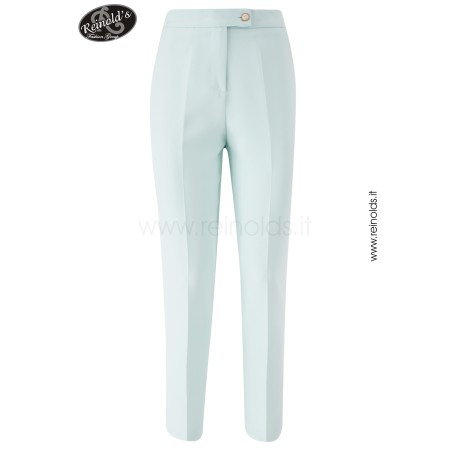 PANTALONE DONNA CHINOS, TESSUTO TECNICO         Yes Zee P384 CC00  b 0954 VERDE PASTELLO                 Tessuto: 95%PL 5%EA