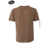 MAGLIA UOMO GIROCOLLO, MANICHE CORTE Yes Zee M716 DH00  b 0298 FANGO Tessuto: 100%CO