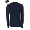 MAGLIA UOMO ACIDATA, GIROCOLLO RICCIOLO, MANICHE LUNGHE Yes Zee M502 ZT00  b 0713 BLU Tessuto: 100%CO