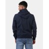 Giubbino da uomo tipo bomber con elastico in vita e cappuccio staccabile J503/NT00  BLU NAVY 0710 Yes Zee