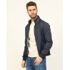 Giubbino leggero da uomo tipo bomber con elastico in vita J565/QN00  BLU NAVY 0710 Yes Zee