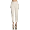 PANTALONE DONNA CHINOS, TESSUTO TECNICO         Yes Zee P384 CC00  b 0250 ECRU                           Tessuto: 95%PL 5%EA