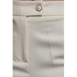 PANTALONE DONNA CHINOS, TESSUTO TECNICO         Yes Zee P384 CC00  b 0250 ECRU                           Tessuto: 95%PL 5%EA