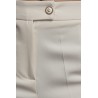 PANTALONE DONNA CHINOS, TESSUTO TECNICO         Yes Zee P384 CC00  b 0250 ECRU                           Tessuto: 95%PL 5%EA