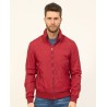 GIUBBINO UOMO TIPO BOMBER CON CAPPUCCIO NASCOSTO Yes Zee J565 QN00  b 0505 ROSSO Tessuto: 100%NY