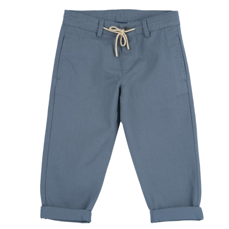 Pantaloni in cotone con risvolto al fondo DA Bambino 09005573000000 CHICCO