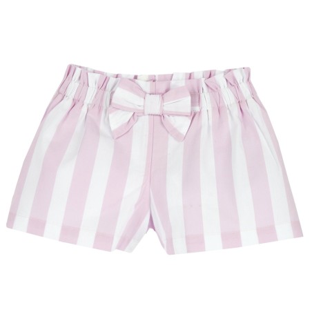 Pantaloni corti in tessuto di cotone rigato - shorts DA Neonata 09005413000000 CHICCO