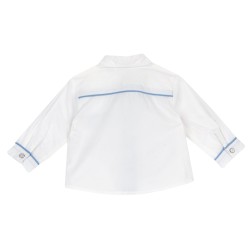 Camicia in popeline di cotone A MANICHE LUNGHE DA Neonato 09054712000000 CHICCO