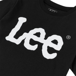 T-SHIRT GIROCOLLO A MANICHE CORTE CON STAMPA WOBBLY GRAPHIC da Ragazzo Nero LEE0219 Lee