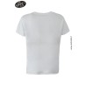 T-SHIRT DONNA DIRITTA, GIROCOLLO, MANICHE CORTE Yes Zee T264 S100  b 0101 BIANCO                         Tessuto: 100%CO