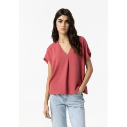 Camicetta a maniche corte da Donna 10054781 Maxine_2 b 513 Red Tiffosi Tessuto: 100% POLYESTER