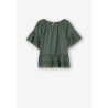 Blusa da Donna 10054895 Mykonos b 862 Green Tiffosi Tessuto: 100% COTTON