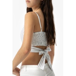 Top da Ragazza 10055029 Nolita b 001 White Tessuto: 100% COTTON