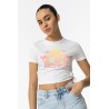 T-shirt da Ragazza 10054211 Poison b 001 White Tessuto: 95% COTTON 5% ELASTANE