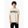 T-shirt da Ragazzo 10055166 Keith b 116 Beje Tessuto: 100% COTTON