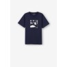 T-shirt da Ragazzo 10054268 Malik b 763 Blue Tessuto: 100% COTTON