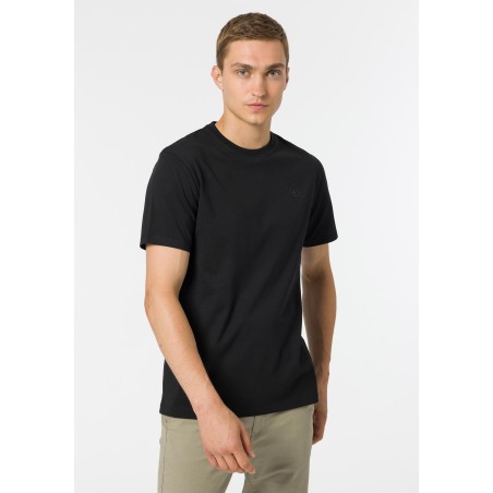 T-shirt da Uomo 10048304 Barton_1 b 000 Black Tessuto: 100% COTTON