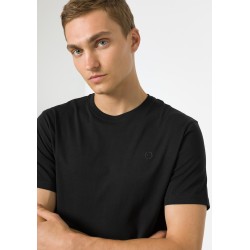 T-shirt da Uomo 10048304 Barton_1 b 000 Black Tessuto: 100% COTTON