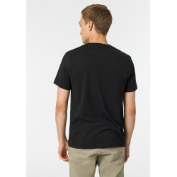 T-shirt da Uomo 10048304 Barton_1 b 000 Black Tessuto: 100% COTTON