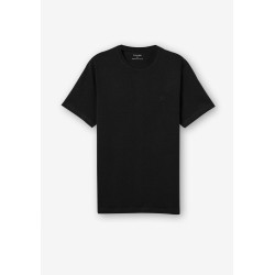 T-shirt da Uomo 10048304 Barton_1 b 000 Black Tessuto: 100% COTTON