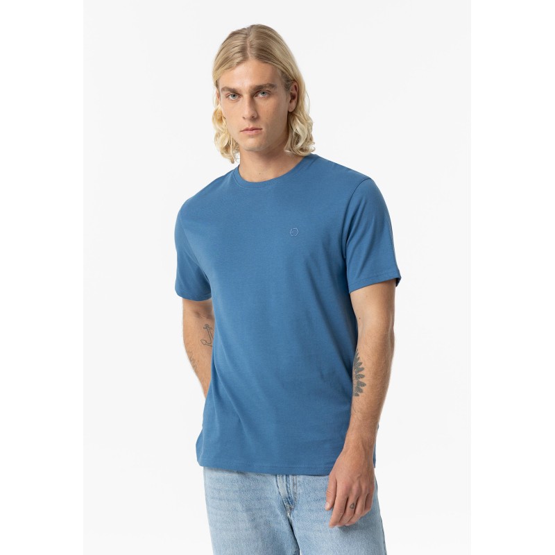 T-shirt da Uomo 10048304 Barton_1 b 754 Blue Tessuto: 100% COTTON