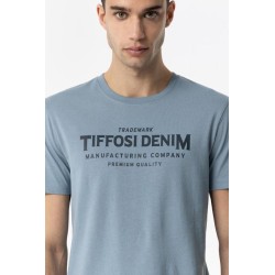 T-shirt da Uomo 10054093 Toledo b 713 Blue Tessuto: 100% COTTON