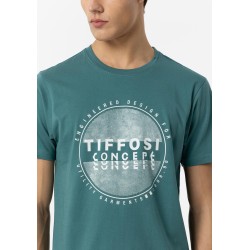 T-shirt da Uomo 10053577 Paul b 823 Green Tessuto: 100% COTTON