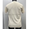 MAGLIA UOMO GIROCOLLO A MANICHE CORTE Yes Zee M715 DH00  b 0250 ECRU  Tessuto: 100%CO