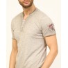 T-SHIRT UOMO SERAFINO IN COTONE CON BOTTONI YES ZEE