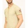 T-SHIRT UOMO SERAFINO IN COTONE CON BOTTONI YES ZEE 