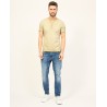 T-SHIRT UOMO SERAFINO IN COTONE CON BOTTONI YES ZEE 