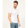 T-SHIRT DA UOMO GIROCOLLO CON LOGO TONO SU TONO YES ZEE 