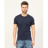 T-SHIRT DA UOMO GIROCOLLO CON LOGO TONO SU TONO YES ZEE 