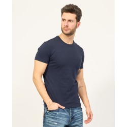 T-SHIRT DA UOMO GIROCOLLO CON LOGO TONO SU TONO YES ZEE 