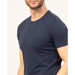 T-SHIRT DA UOMO GIROCOLLO CON LOGO TONO SU TONO YES ZEE 