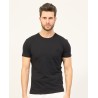 T-SHIRT DA UOMO GIROCOLLO CON LOGO TONO SU TONO YES ZEE 