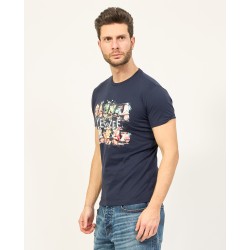 T-SHIRT UOMO IN COTONE CON STAMPA YES ZEE 