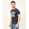 T-SHIRT UOMO IN COTONE CON STAMPA YES ZEE 