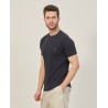 T-SHIRT UOMO GIROCOLLO A MANICHE CORTE YES ZEE