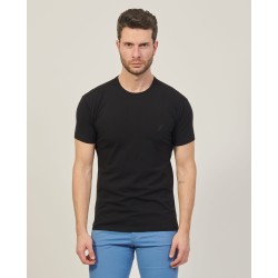 T-SHIRT UOMO GIROCOLLO A MANICHE CORTE YES ZEE