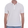 POLO DA UOMO IN COTONE Yes Zee T767 TS00  b 0107 GESSO