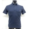 POLO DA UOMO IN COTONE ELASTICIZZATO Yes Zee T782 TA00 0710 BLU NAVY