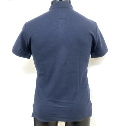 POLO DA UOMO IN COTONE ELASTICIZZATO Yes Zee T782 TA00 0710 BLU NAVY