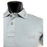 POLO DA UOMO IN COTONE ELASTICIZZATO Yes Zee T732 S400 0633 AZZURRO POLVERE