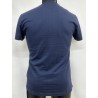 T-SHIRT UOMO GIROCOLLO CON APPLIACAZIONI E MANICHE CORTE Yes Zee T708 SU00 0713 BLU