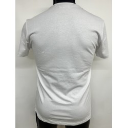 T-SHIRT UOMO GIROCOLLO A MANICHE CORTE Yes Zee T704 S107 0101 BIANCO