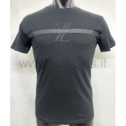 T-SHIRT UOMO GIROCOLLO A MANICHE CORTE IN COTONE BIELASTICO Yes Zee T763 TA02 0801 NERO