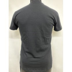 T-SHIRT UOMO GIROCOLLO A MANICHE CORTE IN COTONE BIELASTICO Yes Zee T763 TA02 0801 NERO